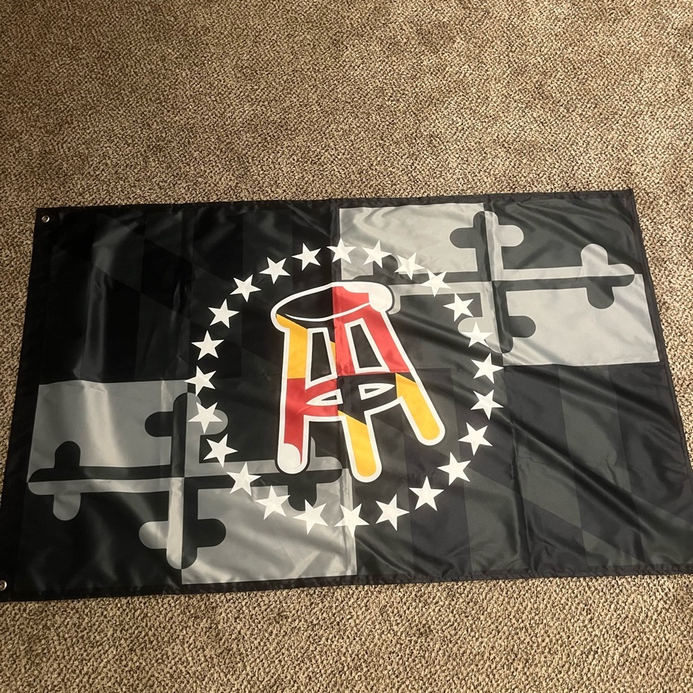 Barstool Maryland Flag